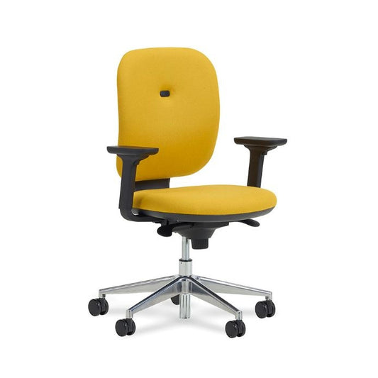 Verco Operator/Task Chair - Apollo Medium Back Task Chair with Adjustable Arms