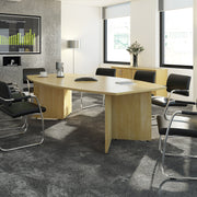 Arrow head rectangular power ready boardroom table