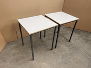 White Stacking Tables - 4 AVAILABLE- CAN DELIVER