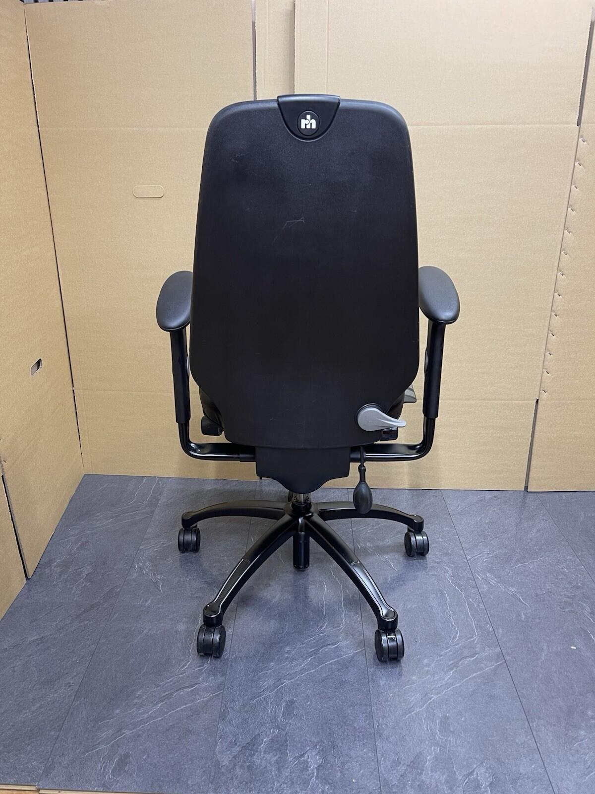 rh logic 400 executive desk chair leather swivel