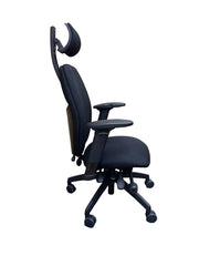 Posturite Positiv Plus DSE Ergonomic Office Chair – High Back – Black -Headrest
