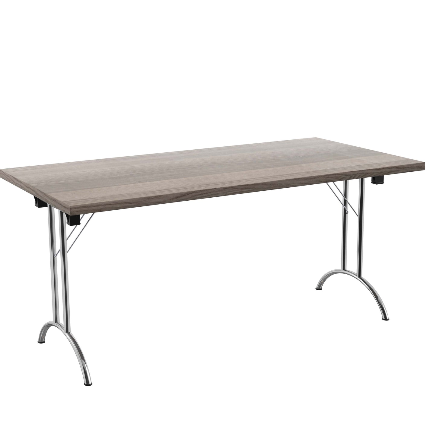 Aztec|Union|Folding Table (FSC)|Rectangular|Silver/Grey Oak