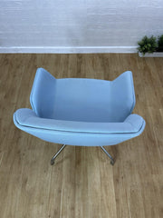 Boss Design Kruze Purple Swivel Tub Chair / Reception / Lounge - UK DELIVERY