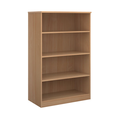 Deluxe Bookcase With Shelves 2000mm High - Oak