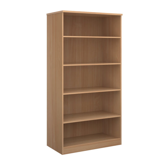 Deluxe Bookcase With Shelves 2000mm High - Oak
