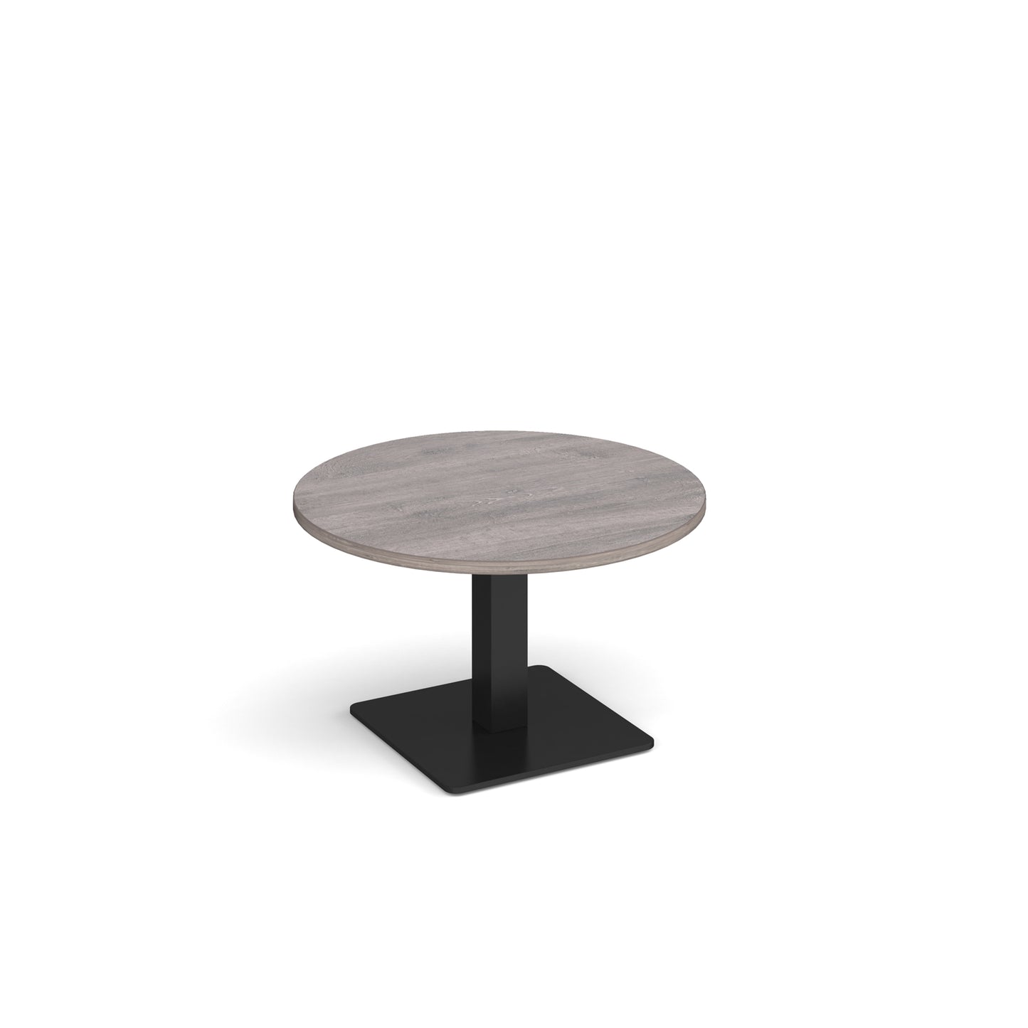 Brescia circular coffee table with flat square base - BCC800-K-GO