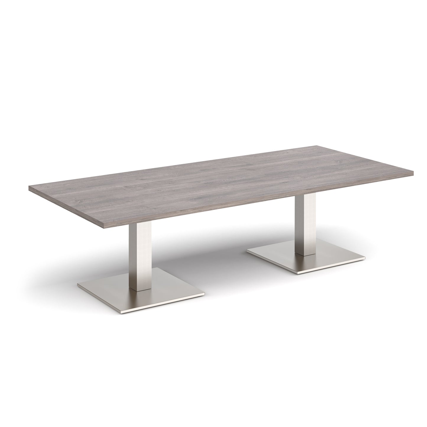 Brescia rectangular coffee table with square bases - BCR1800-BS-GO