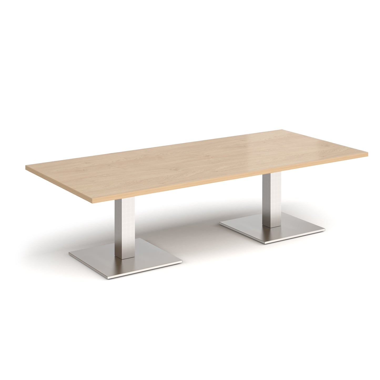 Brescia rectangular coffee table with square bases - BCR1800-BS-KO
