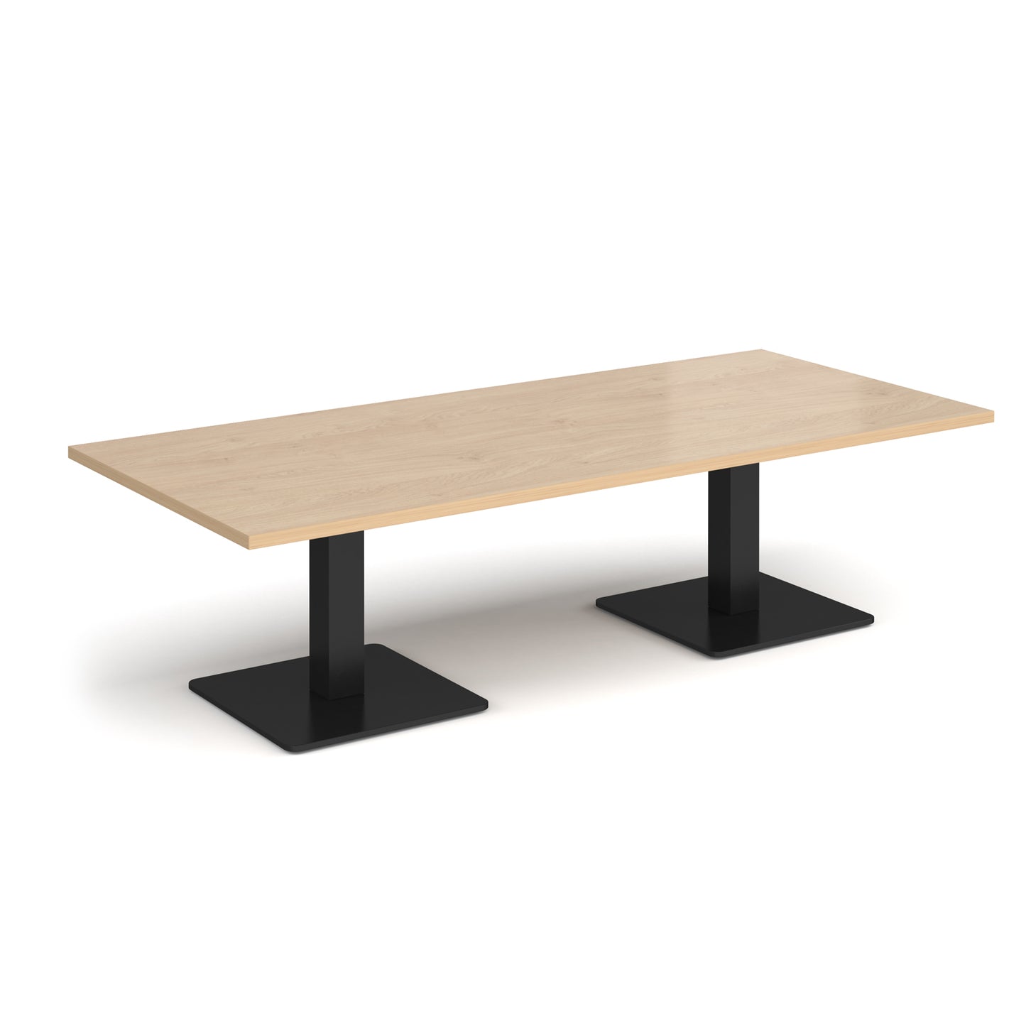 Brescia rectangular coffee table with square bases - BCR1800-K-KO