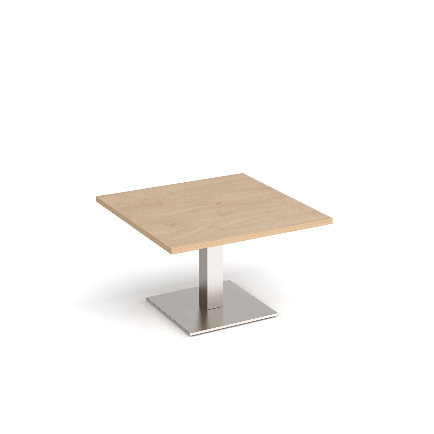 Brescia square coffee table with flat square base - BCS800-BS-KO