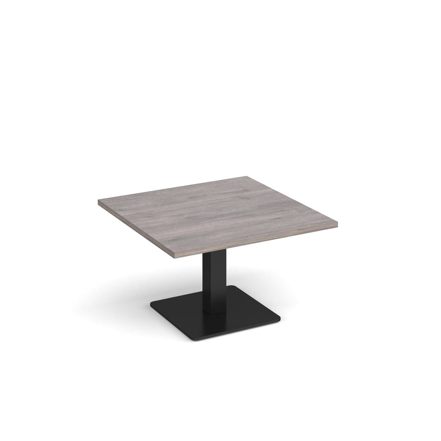 Brescia square coffee table with flat square base - BCS800-K-GO