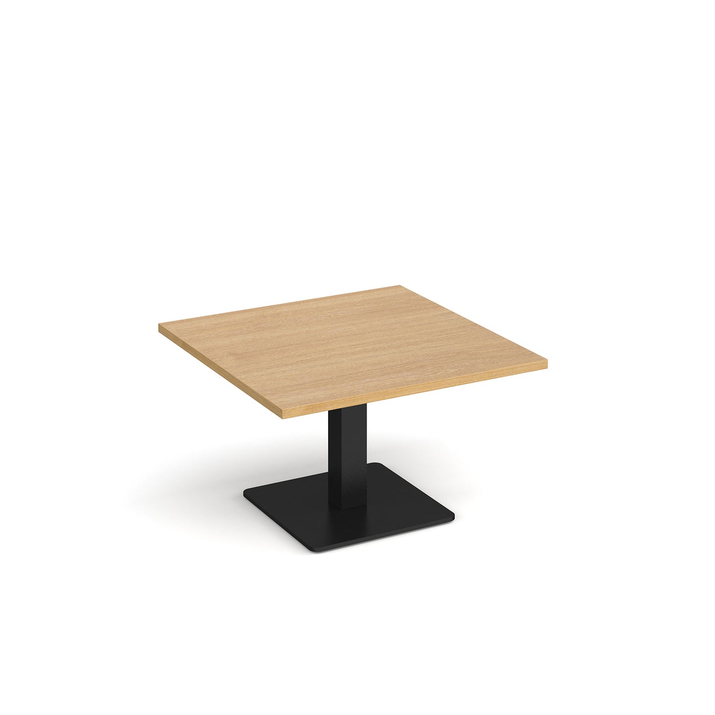 Brescia square coffee table with flat square base - BCS800-K-O