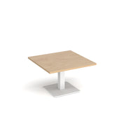 Brescia square coffee table with flat square base