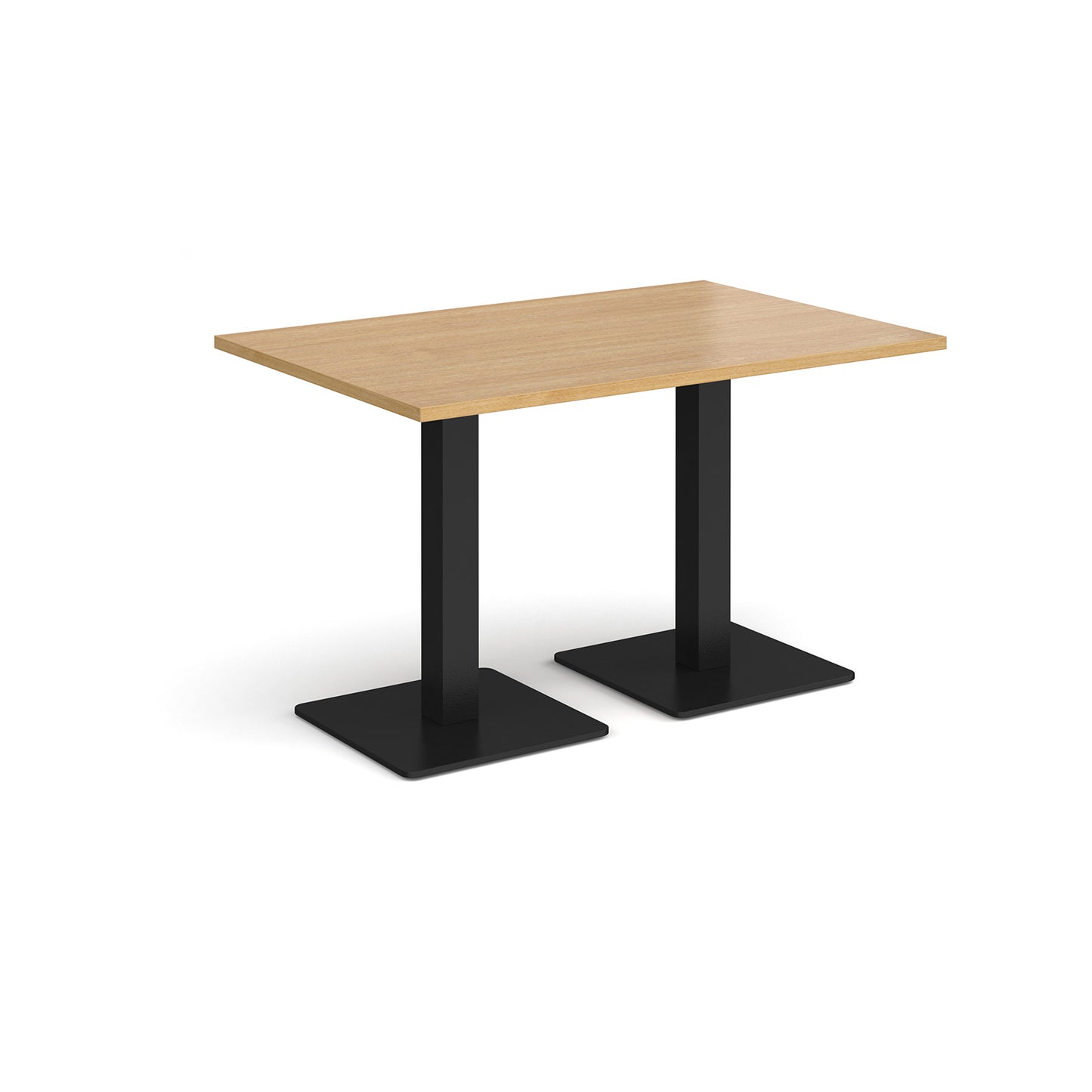 Brescia rectangular dining table with square bases - BDR1200-K-O