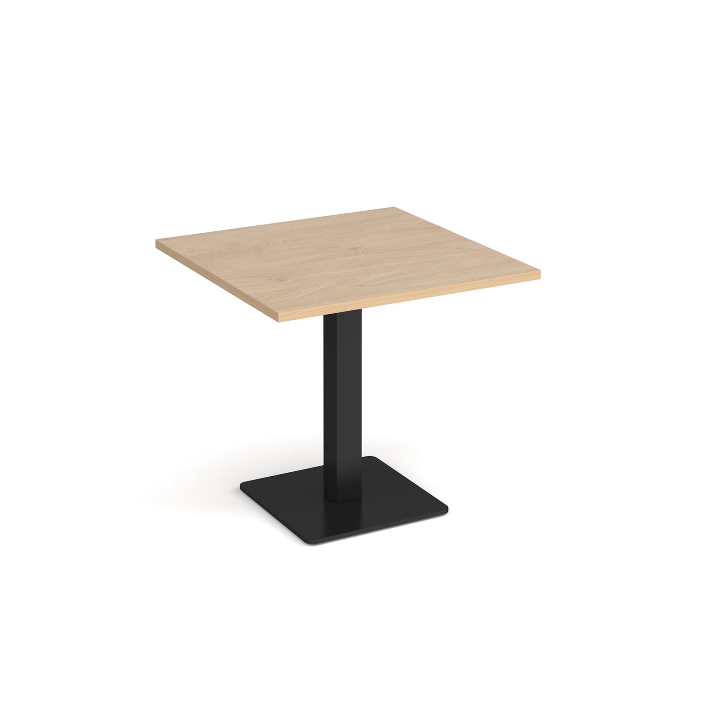 Brescia square dining table with flat square base - BDS800-K-KO