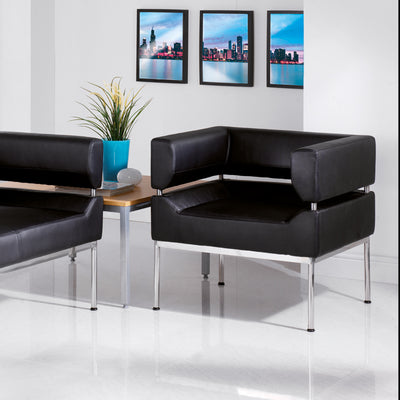 Benotto bonded leather reception seating