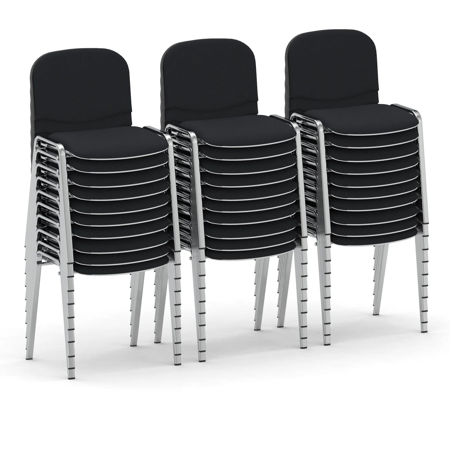 ISO Stacking Visitor/Conference Chairs – Bulk Bundle of 30
