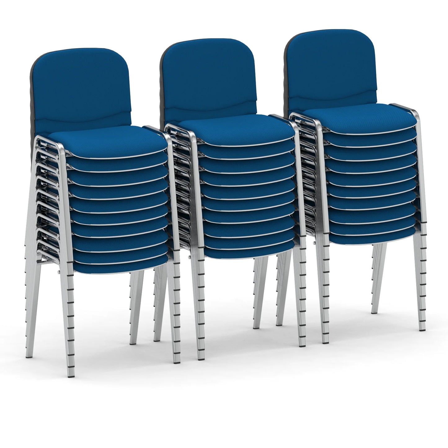 ISO Stacking Visitor/Conference Chairs – Bulk Bundle of 30