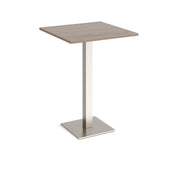 Brescia square poseur table with flat square base