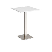 Brescia square poseur table with flat square base