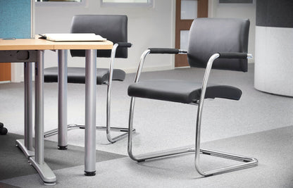 Bruges meeting room cantilever chairs (pack of 2) pair meeting chairs