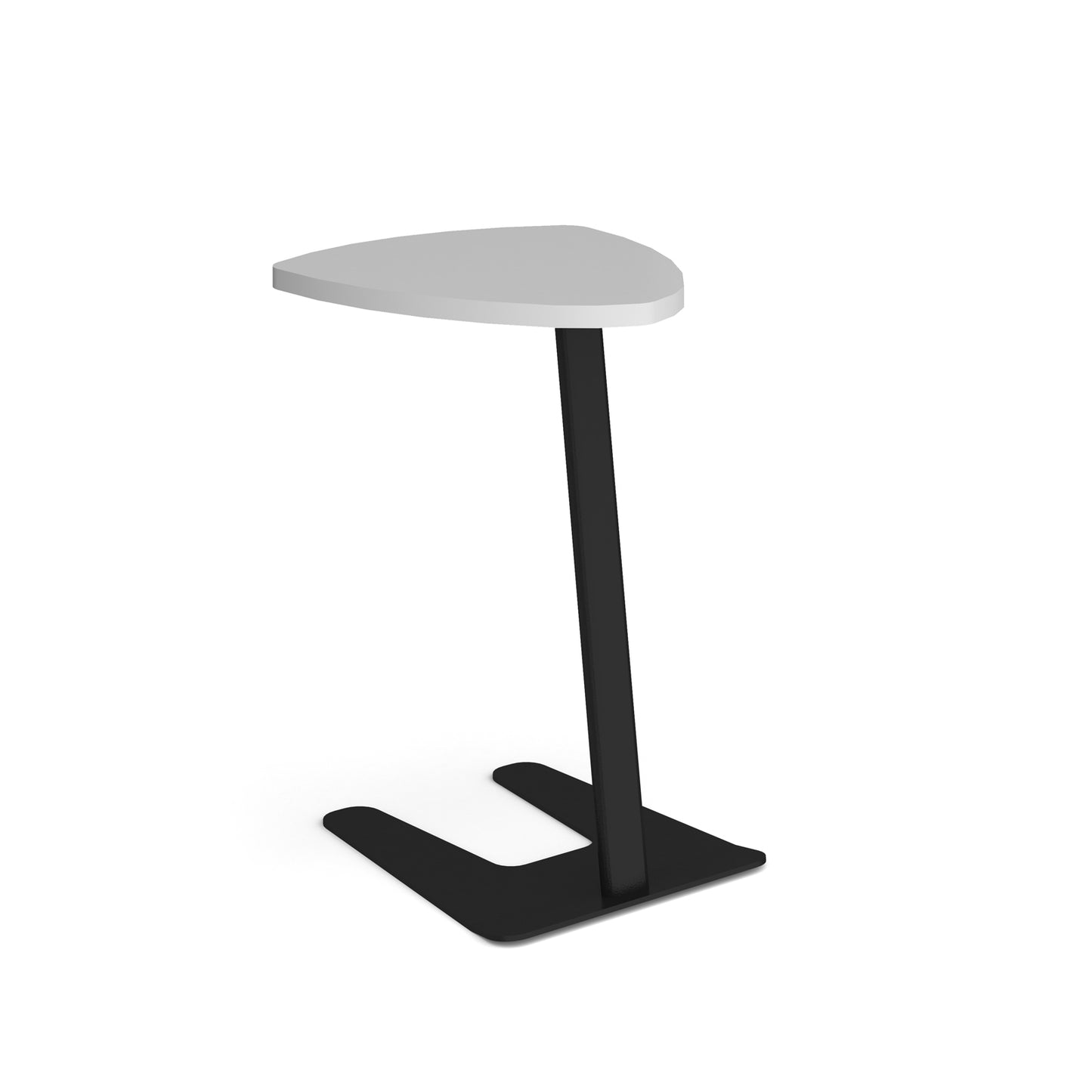 Buddy laptop table with shield top - BUDDY-1-K-WH