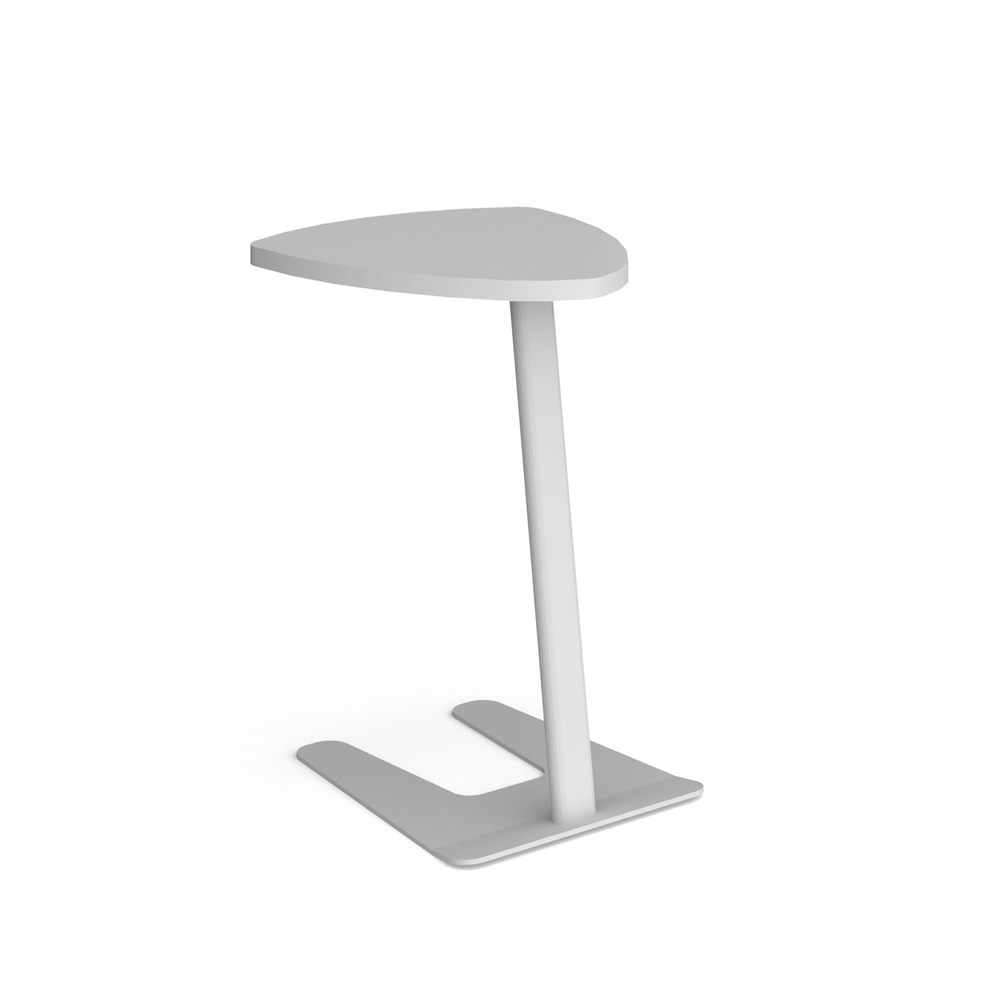 Buddy laptop table with shield top - BUDDY-1-WH-WH
