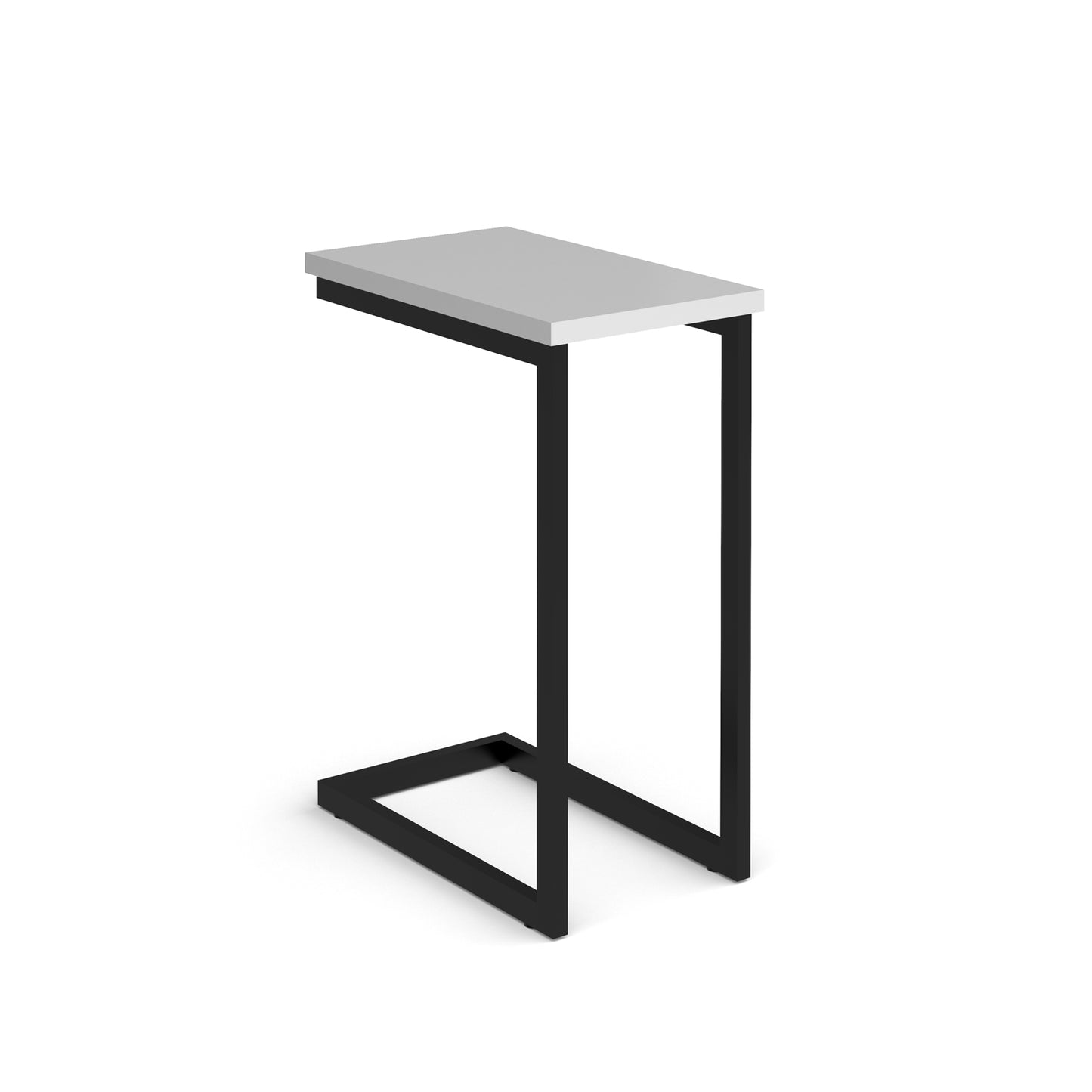 Buddy laptop table with oblong top - BUDDY-2-K-WH