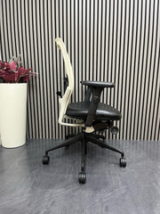 Orangebox Ara – Black Leather Seat– Lumbar Support  –Rrp£759 - UK Delivery