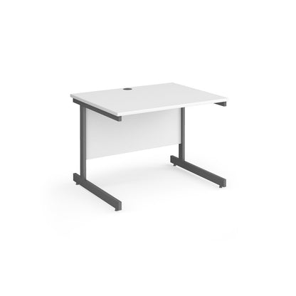 Contract 25 cantilever leg straight desk