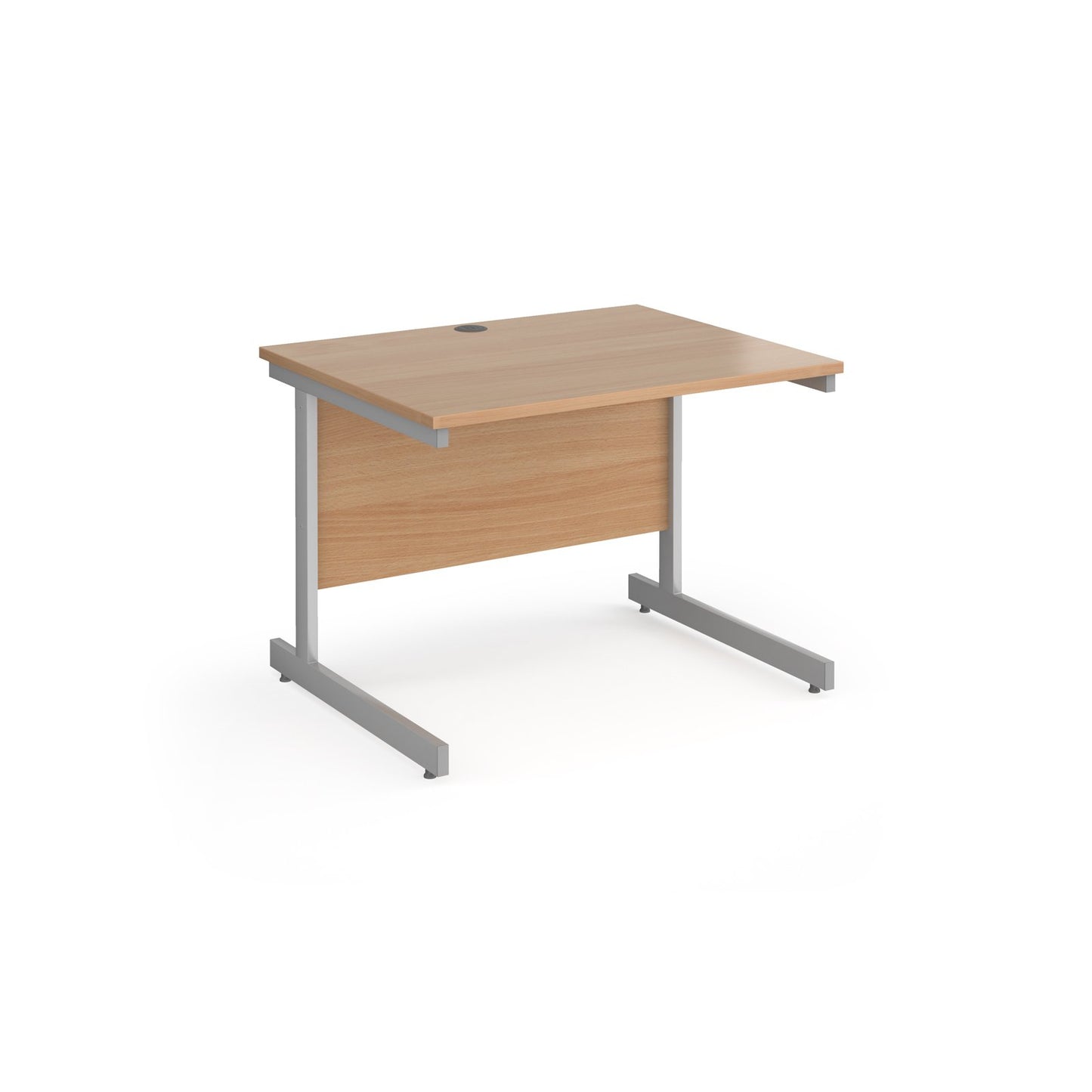 Contract 25 cantilever leg straight desk