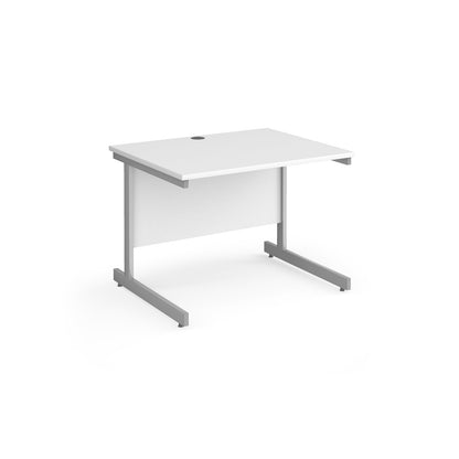 Contract 25 cantilever leg straight desk