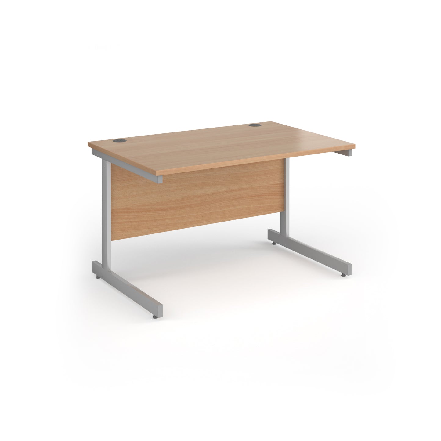 Contract 25 cantilever leg straight desk - CC12S-S-B