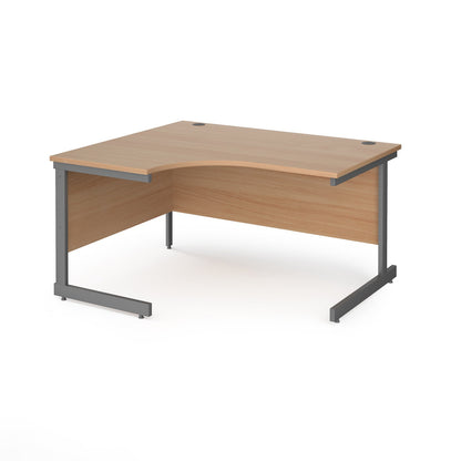 Contract 25 cantilever leg Left Hand corner desk