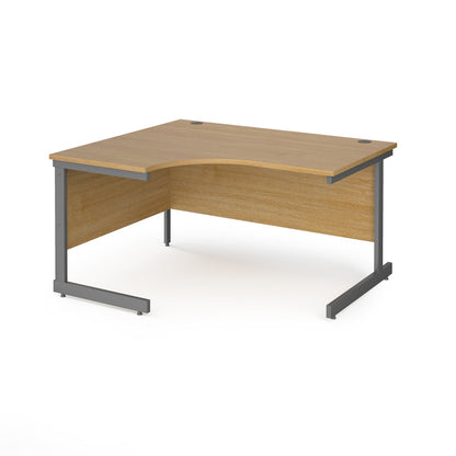 Contract 25 cantilever leg Left Hand corner desk