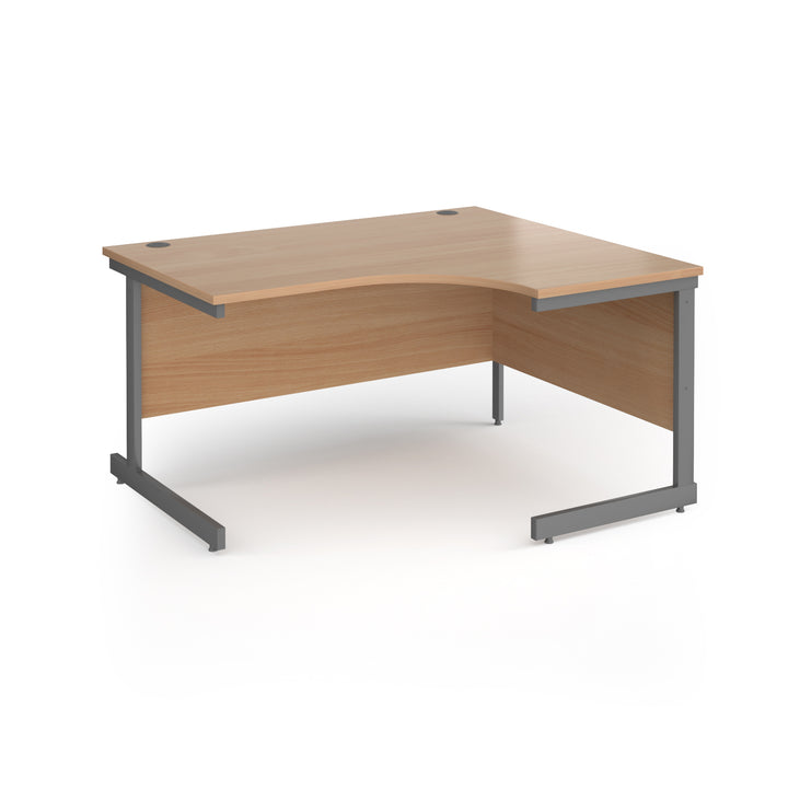 Contract 25 cantilever leg RH ergonomic desk