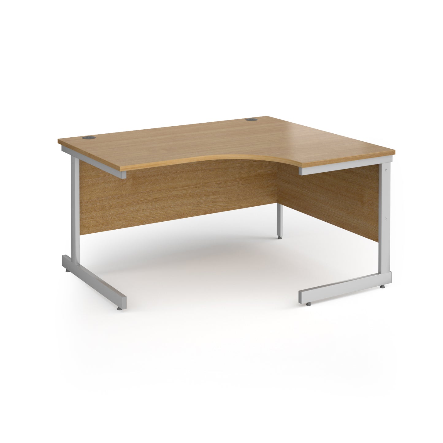 Contract 25 cantilever leg RH ergonomic desk - CC14ER-S-O
