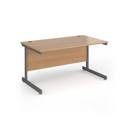 Contract 25 cantilever leg straight desk - CC14S-G-B