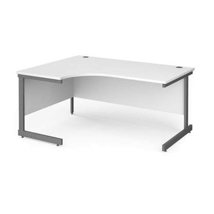 Contract 25 cantilever leg Left Hand corner desk