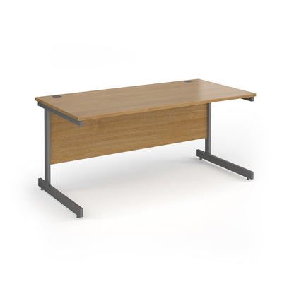 Contract 25 cantilever leg straight desk - CC16S-G-O