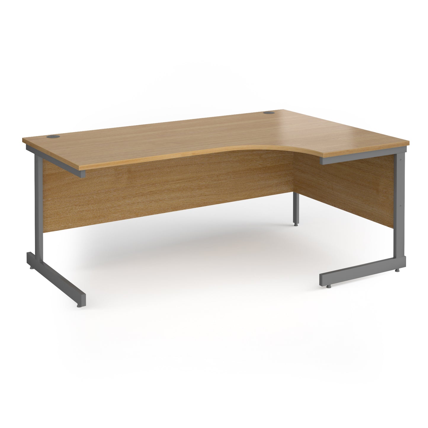 Contract 25 cantilever leg RH ergonomic desk - CC18ER-G-O