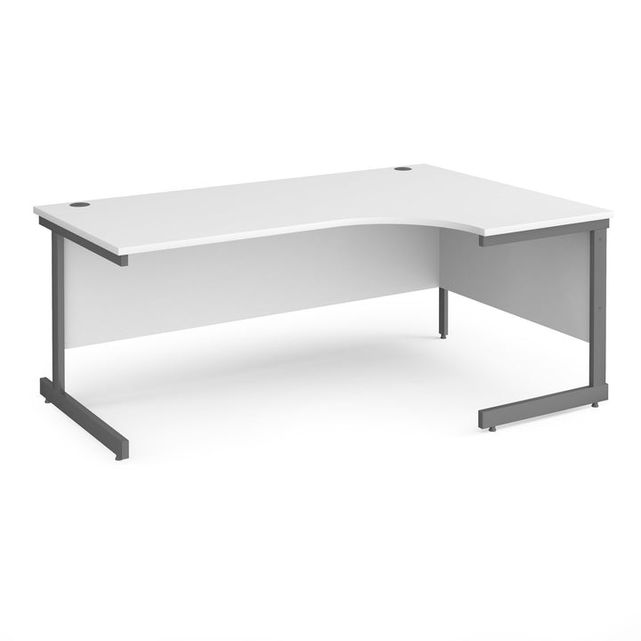 Contract 25 cantilever leg Right Hand corner desk