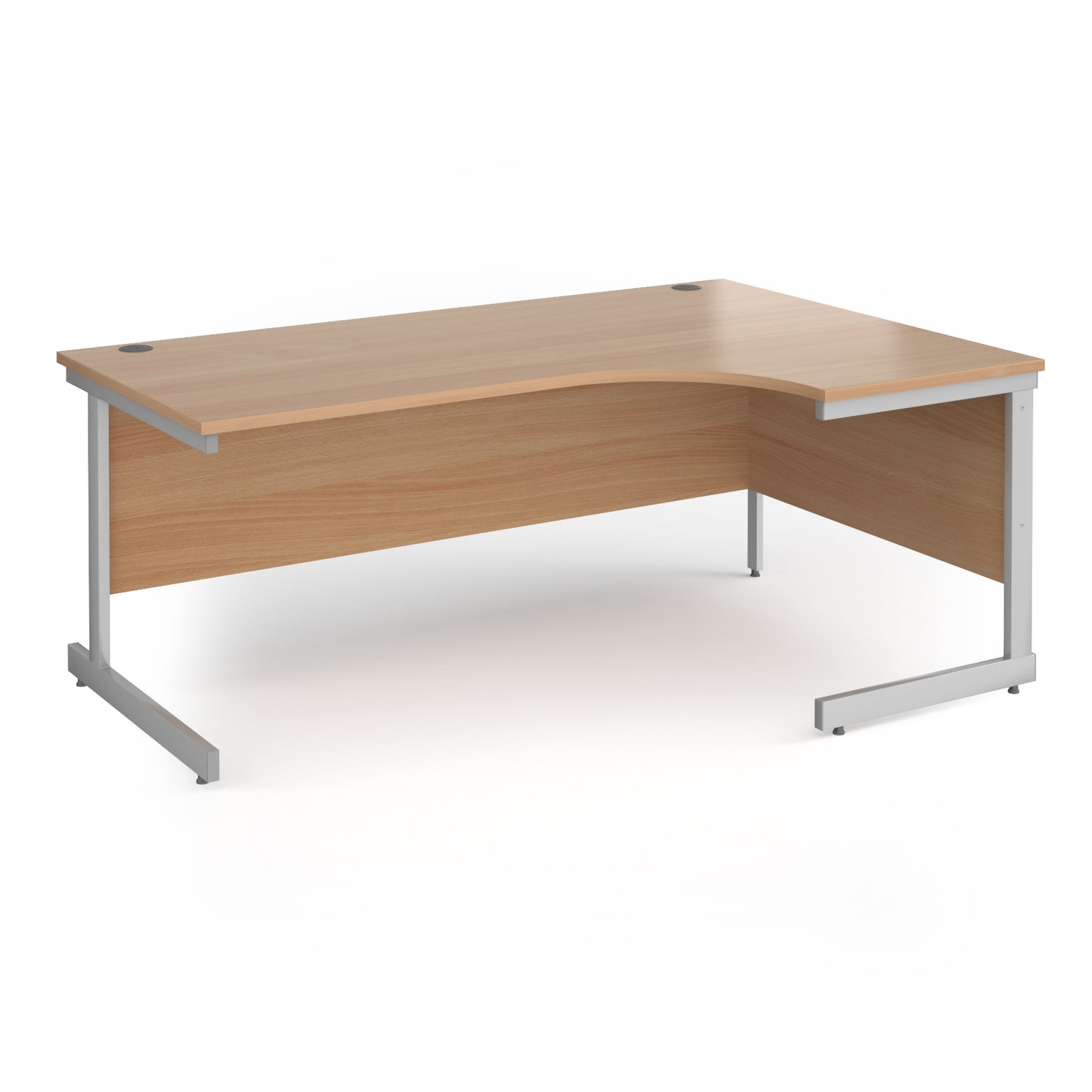 Contract 25 cantilever leg RH ergonomic desk - CC18ER-S-B
