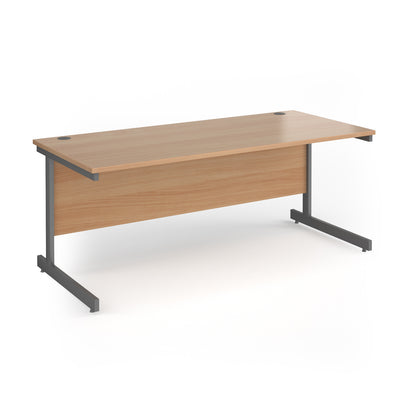 Contract 25 cantilever leg straight desk - CC18S-G-B