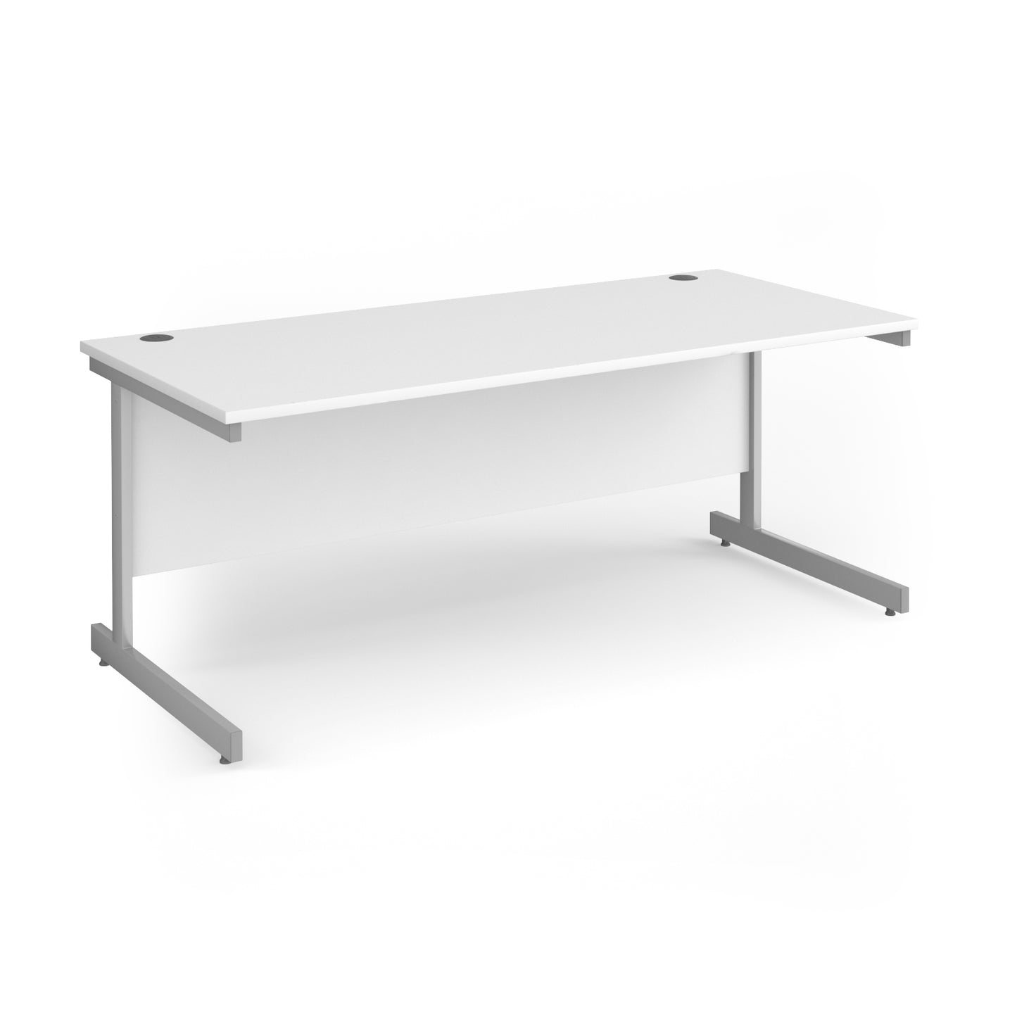 Contract 25 cantilever leg straight desk - CC18S-S-WH