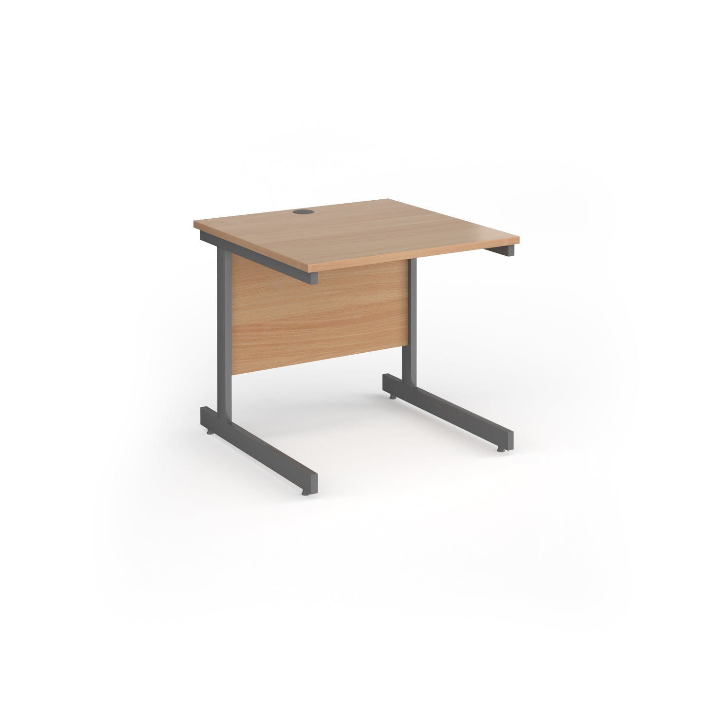 Contract 25 cantilever leg straight desk - CC8S-G-B