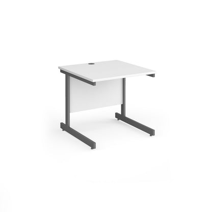 Contract 25 cantilever leg straight desk