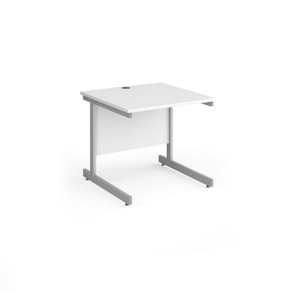 Contract 25 cantilever leg straight desk