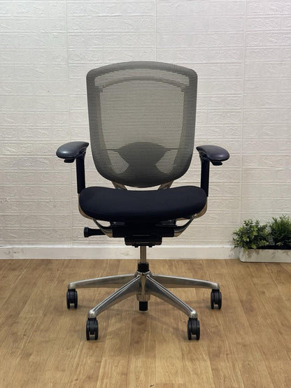 Okamura Contessa Seconda Office Chair   Polished Frame Fully Adjustable