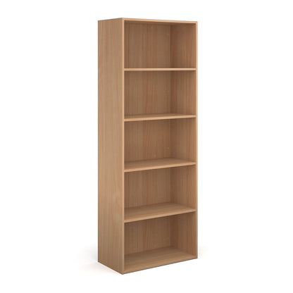 Contract bookcase with shelves 1630mm High - White
